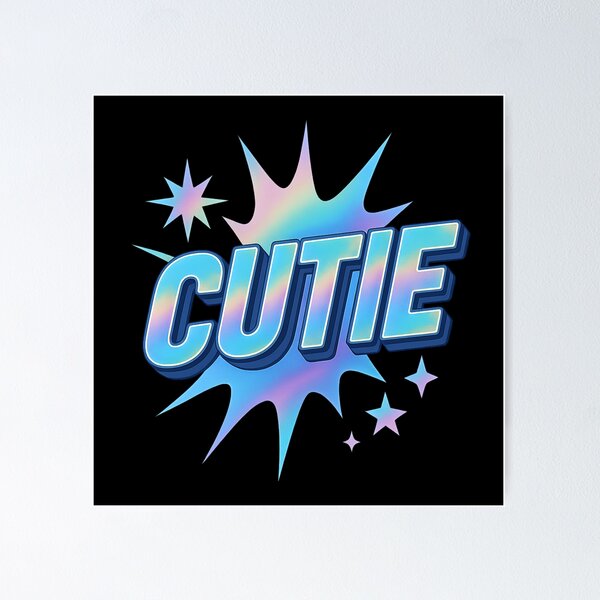 Item preview, "CUTIE" Pop Art – Sweet, cheeky and eye-catching! designed and sold by Bernd Friese.