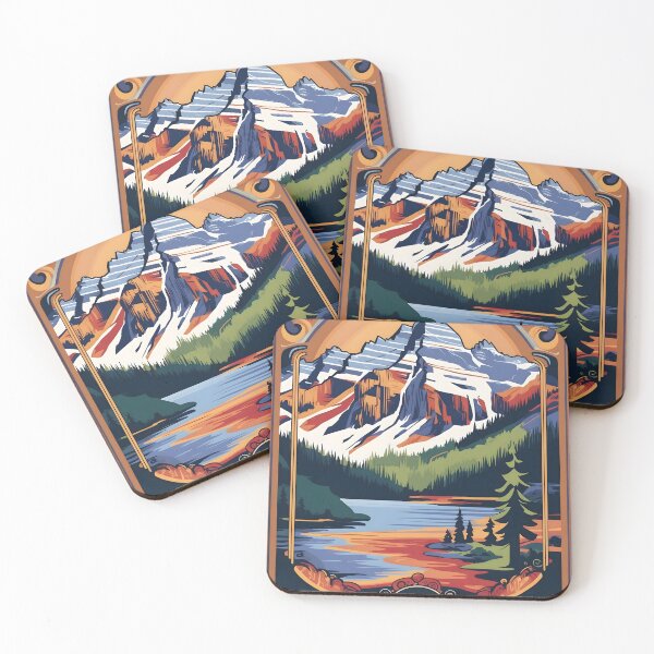 Item preview, Mealy Mountains National Park Canada Vintage Travel Tourism  designed and sold by TravelersGems.