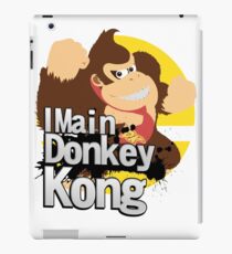 Super Smash Bros. Ultimate - I Main Donkey Kong (DK) iPad Case/Skin