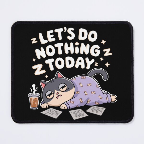 Item preview, Sleepy Cat in Bear Pajamas – Lazy Day Mood T-Shirt Design designed and sold by Whirl & Swirl.