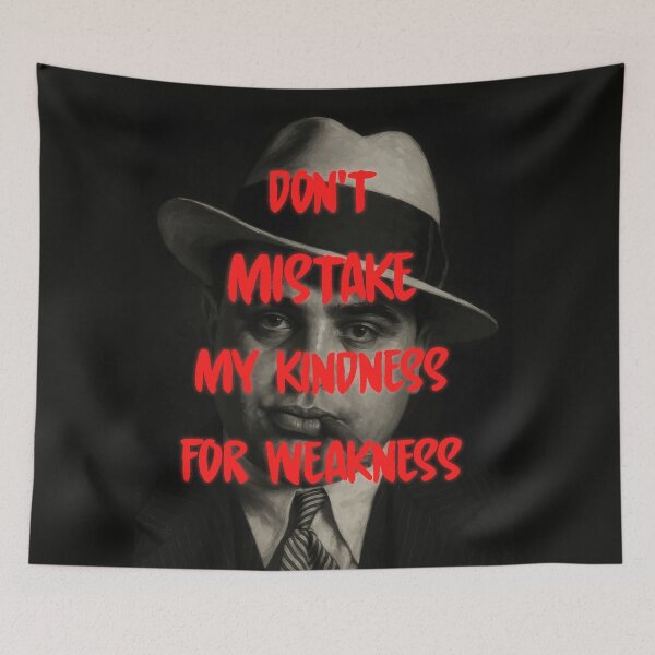 Item preview, Al Capone Noir Neon Portrait designed and sold by Enea Kelo.