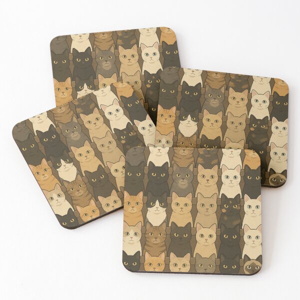 Item preview, Cat crowd designed and sold by Kaliyunai.