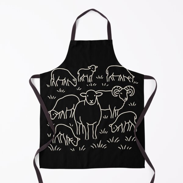 Item preview, Flock of sheep – minimalist pasture idyll designed and sold by nkhookysun.