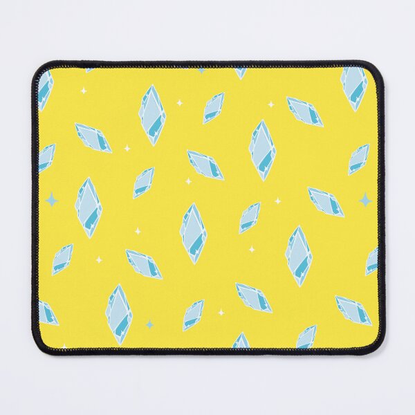 Item preview, Magic blue crystal on yellow background designed and sold by TiphaineBoilet.
