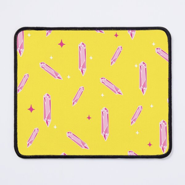 Item preview, Magic pink crystal on a sunny yellow background designed and sold by TiphaineBoilet.