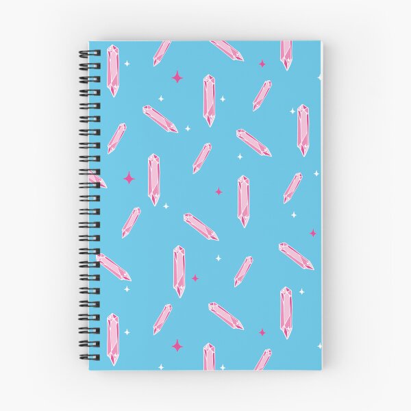 Item preview, Magic pink crystal on blue background designed and sold by TiphaineBoilet.