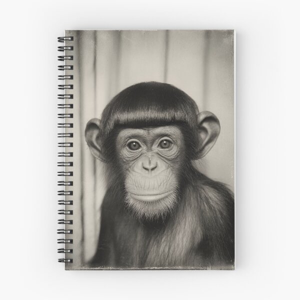 Item preview, Funny Bowl Cut Monkey – Hilarious Animal Photobooth Chimp Art designed and sold by RockFireMerch.