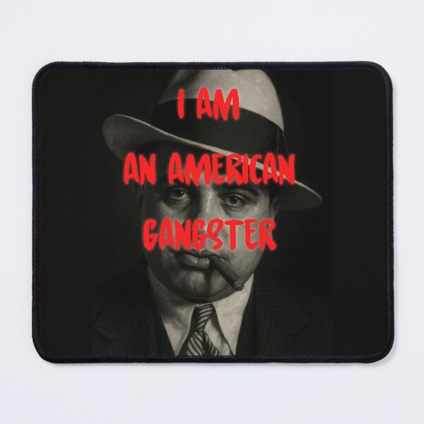 Item preview, Al Capone Noir Neon Portrait designed and sold by Enea Kelo.