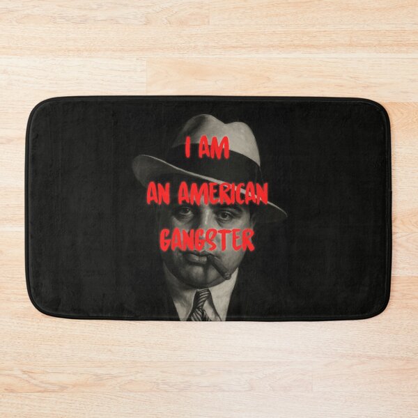 Item preview, Al Capone Noir Neon Portrait designed and sold by Enea Kelo.