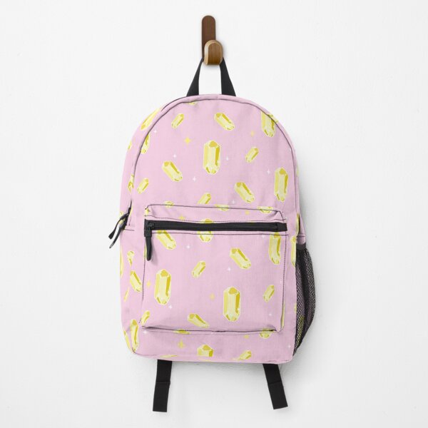 Item preview, Magic yellow crystal on pink background designed and sold by TiphaineBoilet.