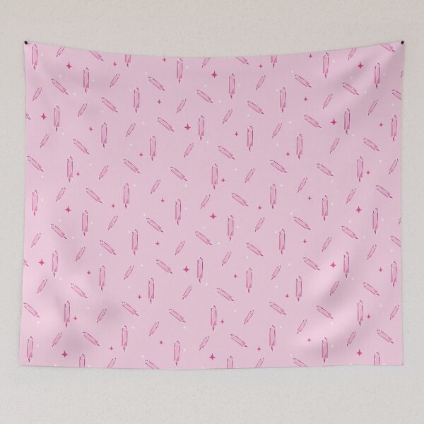 Item preview, Magic pink crystal on pink background designed and sold by TiphaineBoilet.