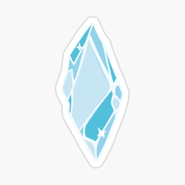 Magic Blue Crystal Sticker