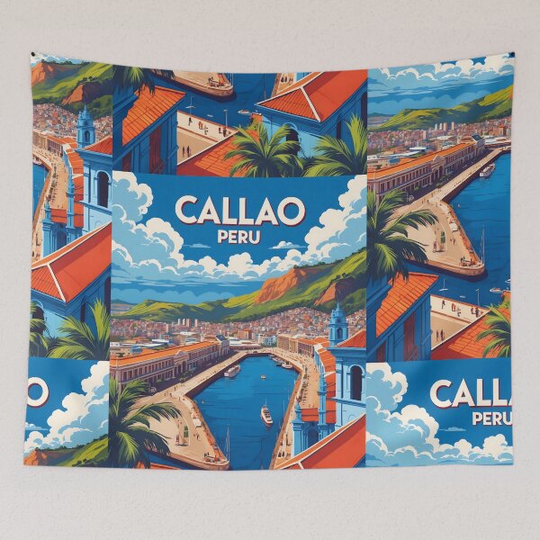 Item preview, Callao Peru Vintage Travel Tourism designed and sold by TravelersGems.