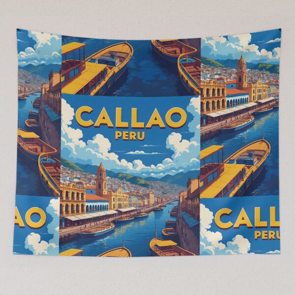 Item preview, Callao Peru Vintage Travel Tourism designed and sold by TravelersGems.
