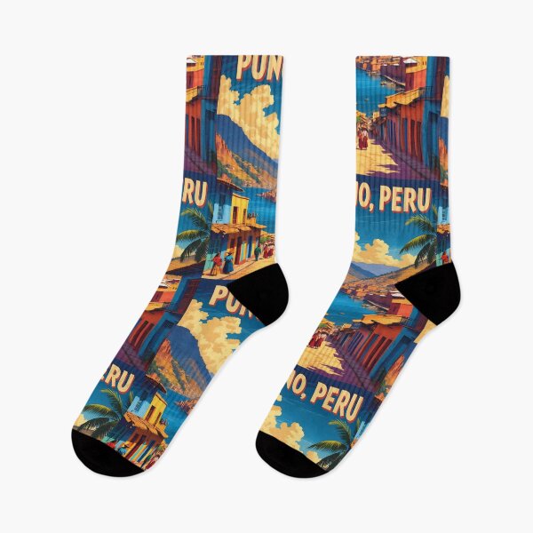 Item preview, Puno Peru Vintage Travel Tourism designed and sold by TravelersGems.