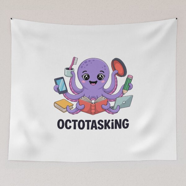 Item preview, Octotasking Creature in Multitask Mode designed and sold by HandicraftArt.