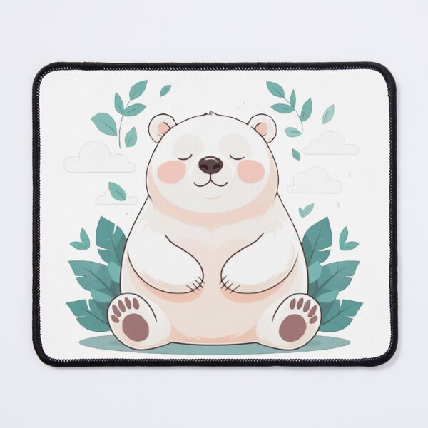 Item preview, Meditating Bear with Warm Heart designed and sold by ZenAnimal.
