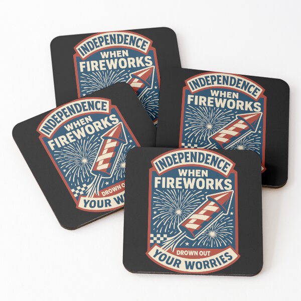 Item preview, 4th of July Independence Fireworks Drown Out designed and sold by LuminOrb.