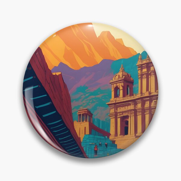 Aperçu de l'œuvre Cuzco Pérou Vintage Voyage Tourisme créée et vendue par TravelersGems.