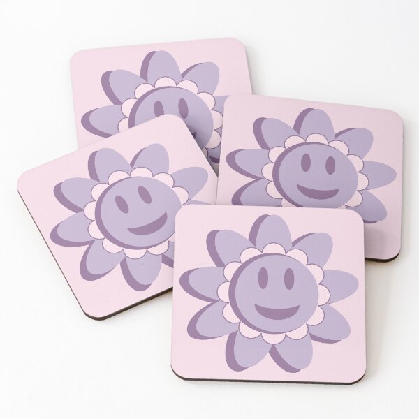 Item preview, Happy Face Purple Flower designed and sold by Tanya C  Smith.