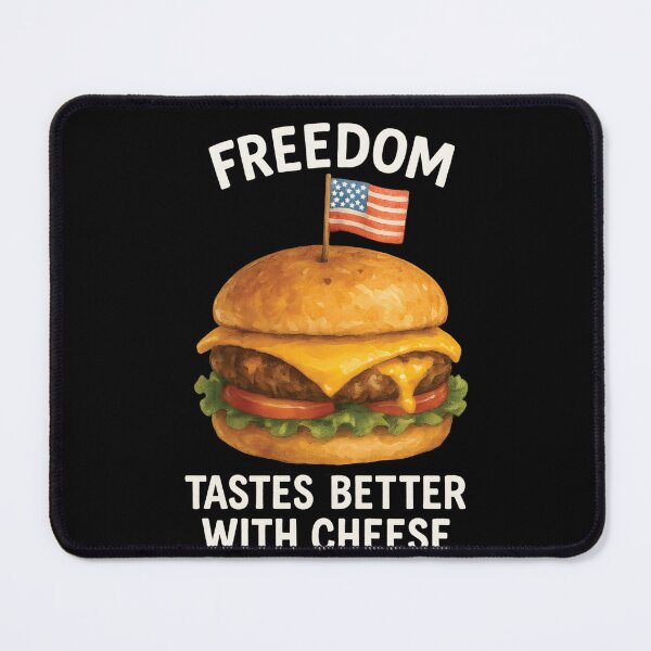 Item preview, 4th of July Freedom Tastes Better With Cheese designed and sold by LuminOrb.