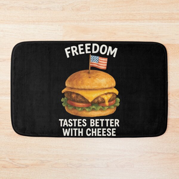 Item preview, 4th of July Freedom Tastes Better With Cheese designed and sold by LuminOrb.