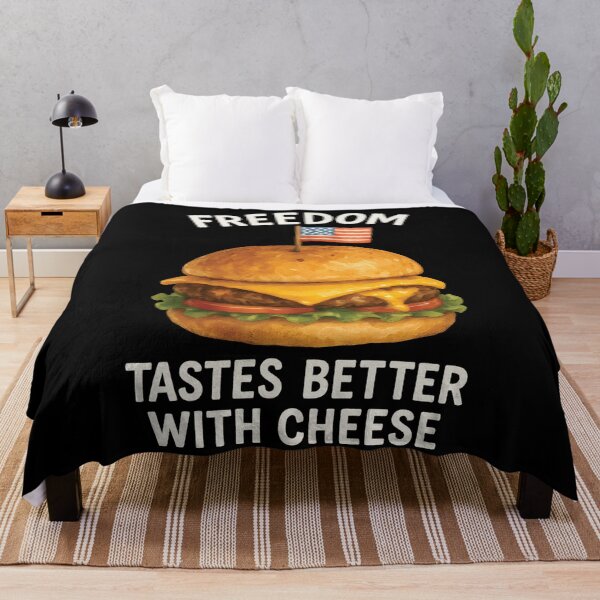 Item preview, 4th of July Freedom Tastes Better With Cheese designed and sold by LuminOrb.