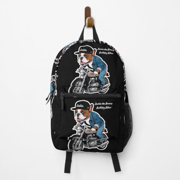 Item preview, Justin the Breezy Bulldog Biker designed and sold by BukJus.