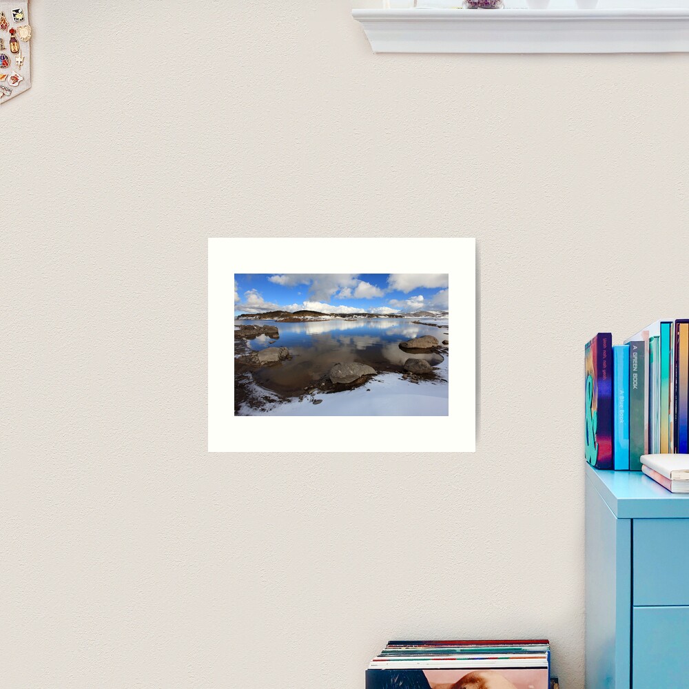 Rocky Valley Pondage, Falls Creek, Australia Art Print