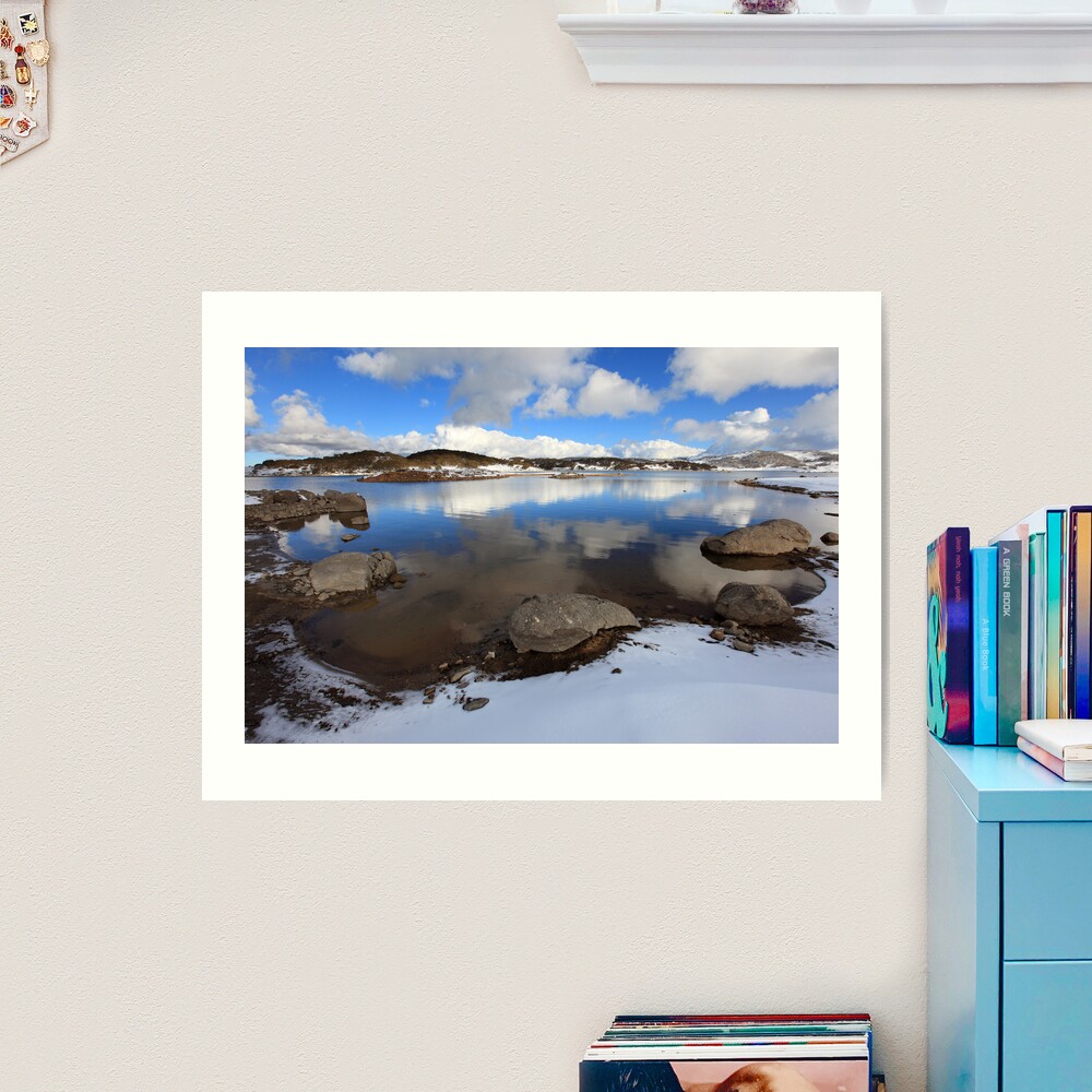 Rocky Valley Pondage, Falls Creek, Australia Art Print