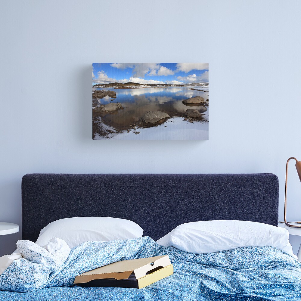 Rocky Valley Pondage, Falls Creek, Australia Canvas Print