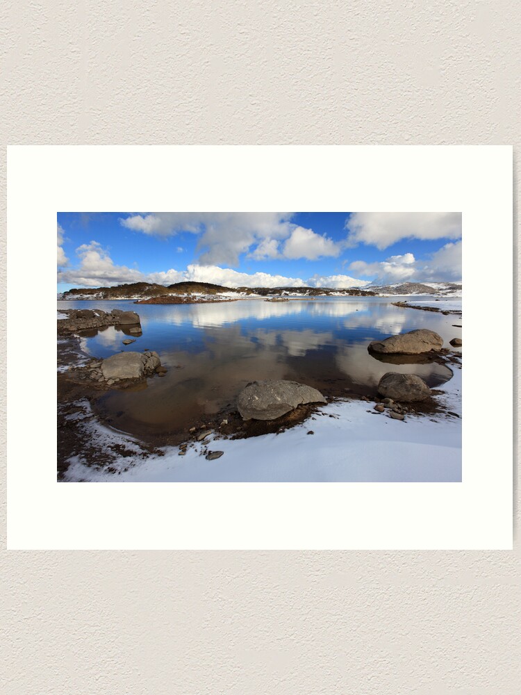 Alternate view of Rocky Valley Pondage, Falls Creek, Australia Art Print