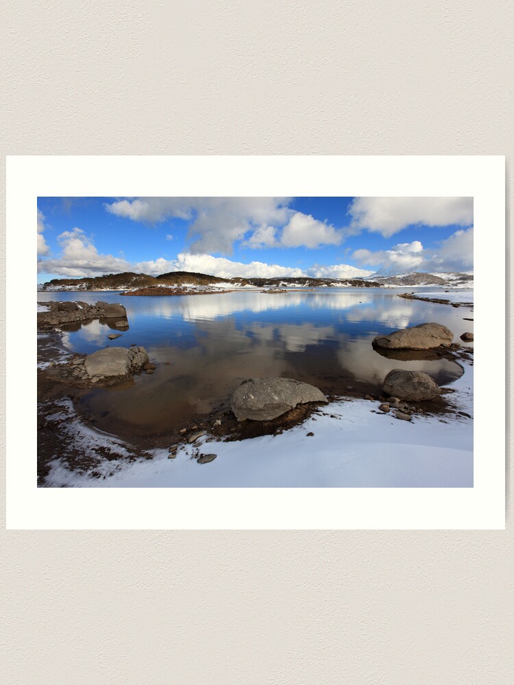 Alternate view of Rocky Valley Pondage, Falls Creek, Australia Art Print