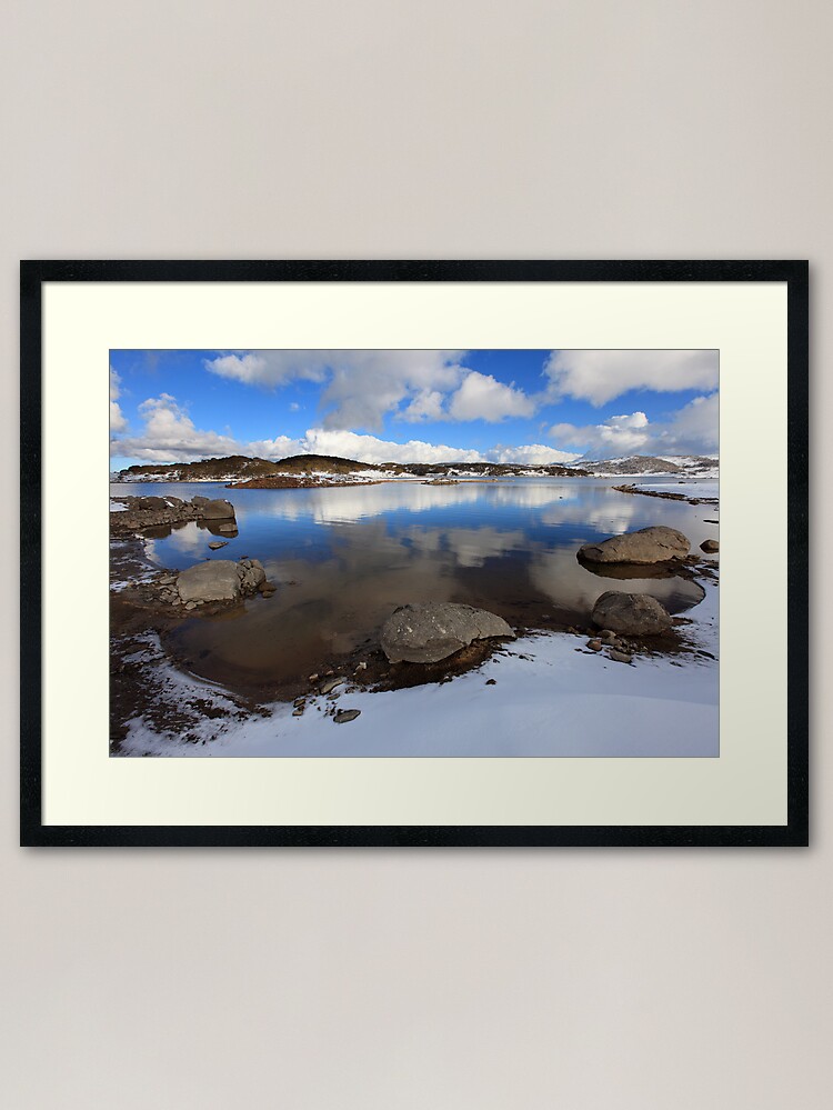 Alternate view of Rocky Valley Pondage, Falls Creek, Australia Framed Art Print
