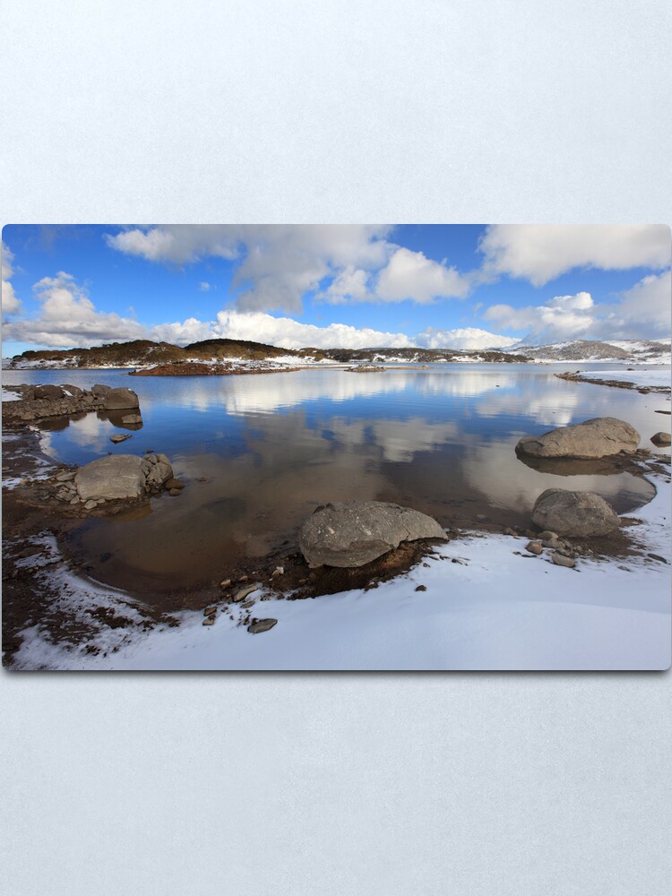 Alternate view of Rocky Valley Pondage, Falls Creek, Australia Metal Print