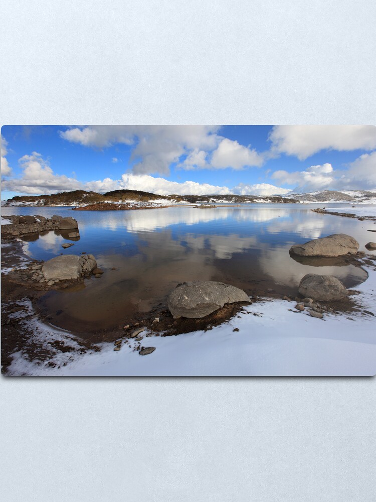 Alternate view of Rocky Valley Pondage, Falls Creek, Australia Metal Print