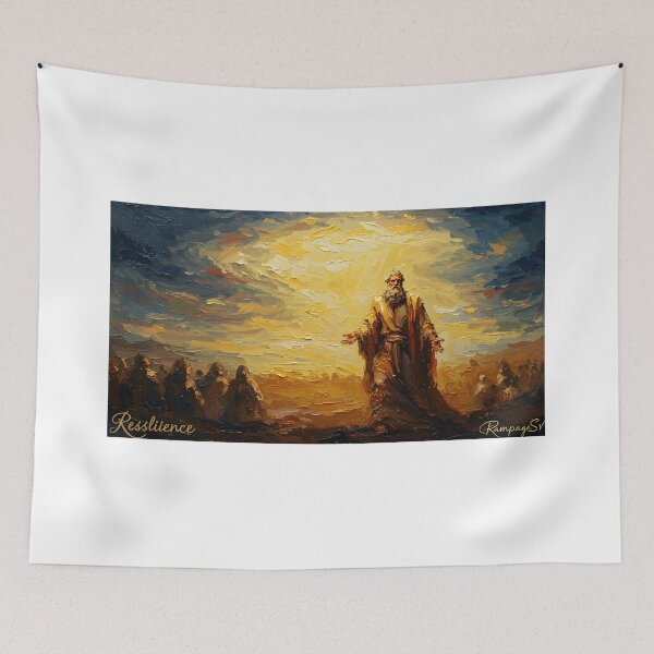 Item preview, Moses brush stroke style wall painting designed and sold by RampageSv.