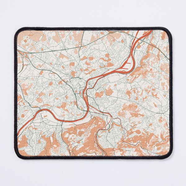 Item preview, Liege City Map of Belgium  - Bohemian designed and sold by deMAP.