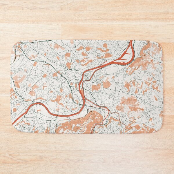 Item preview, Liege City Map of Belgium  - Bohemian designed and sold by deMAP.