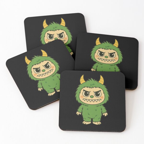 Artikelvorschau, Cute Angry Bunny Monster – Funny Chibi Character for Stickers & Tees entworfen und verkauft von MeowLoka ⭐⭐⭐⭐.