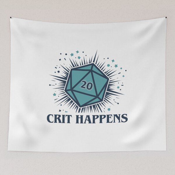 Item preview, Crit Happens designed and sold by SteveesArt.