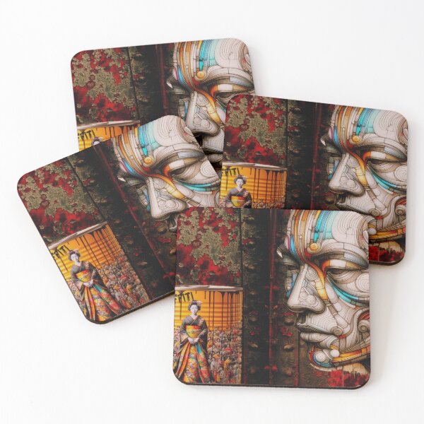 Item preview, Digital Echo / Portrait on Wall designed and sold by KRISS DEL - STUDIO.