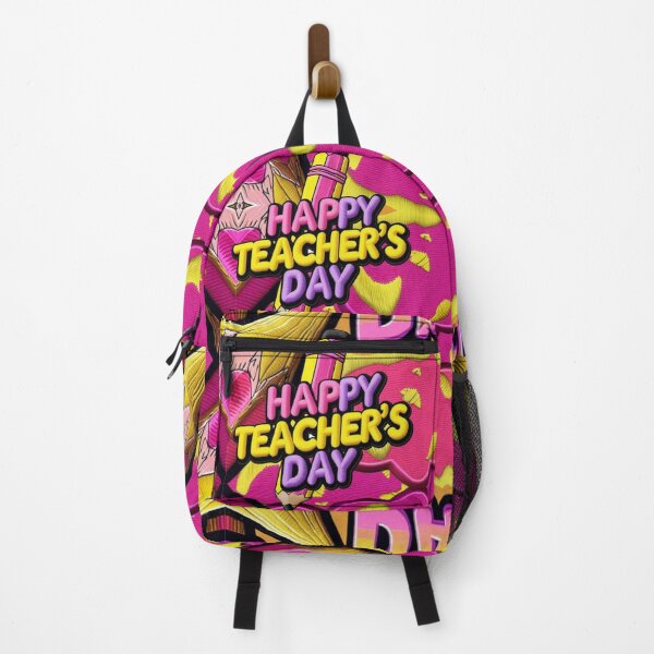 Item preview, Embroidered Happy Teacher's Day Fun Pencil Design designed and sold by ArtDesignTp.
