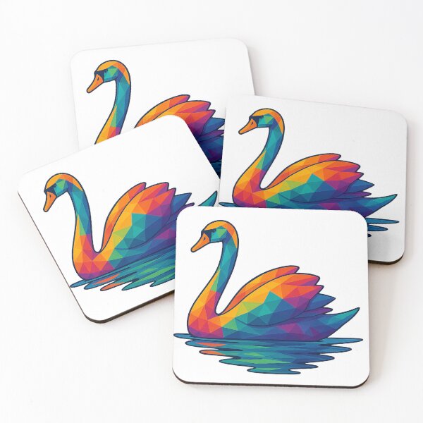 Item preview, Swan (full-body on water) designed and sold by TheWonkyEaselCo.