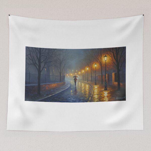 Item preview, Man walking alone on an empty street designed and sold by RampageSv.
