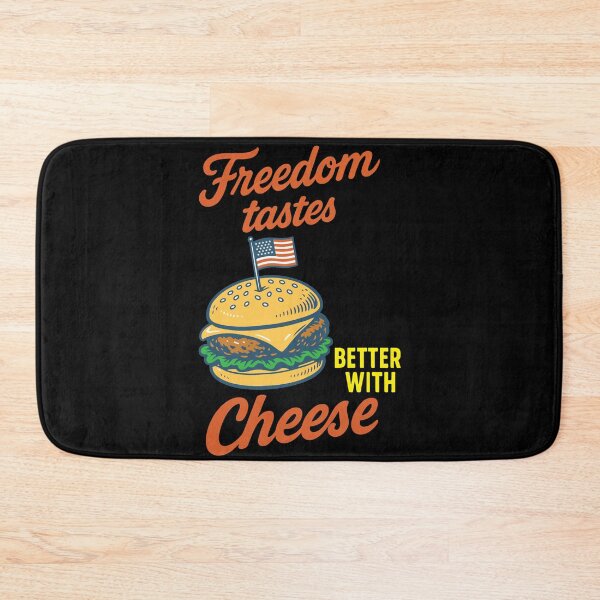 Item preview, Freedom Tastes Better With Cheese 4th Of July designed and sold by LuminOrb.