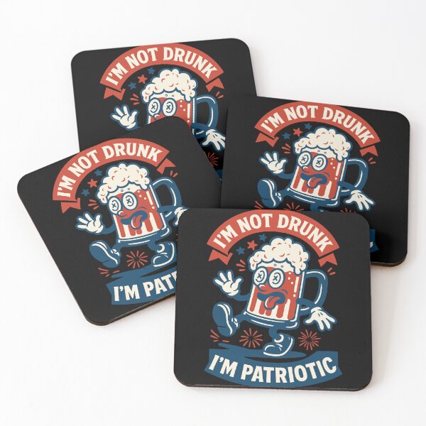 Item preview, 4th Of July I'm Not Drunk I'm Patriotic designed and sold by LuminOrb.