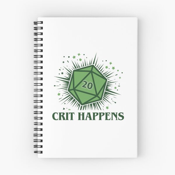 Item preview, Crit Happens (green) designed and sold by SteveesArt.