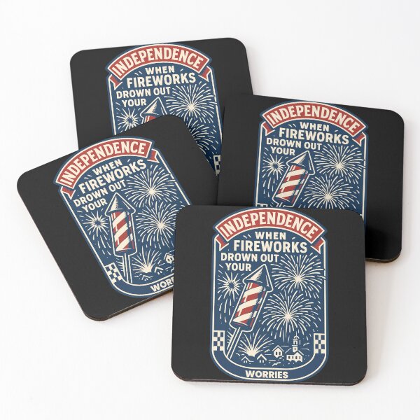 Item preview, Independence Fireworks Drown Your Worries 4th July designed and sold by LuminOrb.