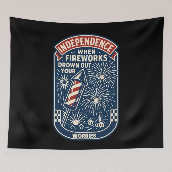 Item preview, Independence Fireworks Drown Your Worries 4th July designed and sold by LuminOrb.